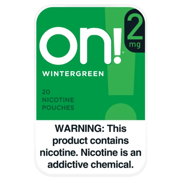 On! Wintergreen 2mg Nicotine